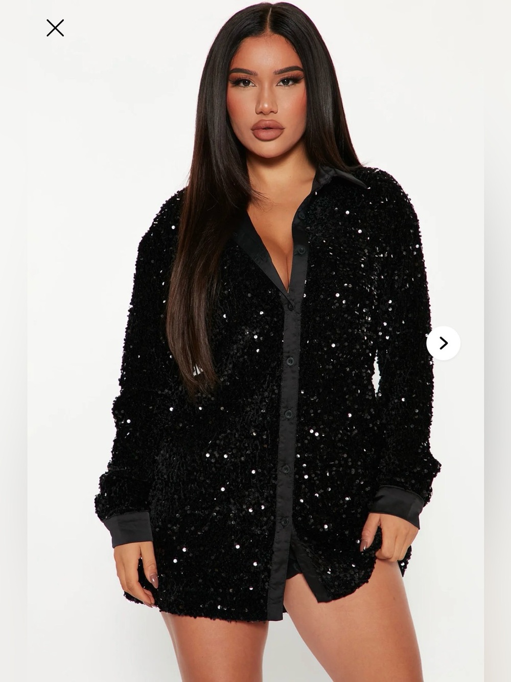 Fashion Nova Sequin Mini Dress